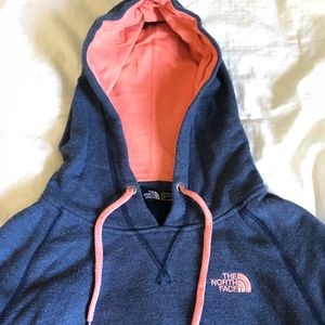 Blue/Pink Northface hoodie
